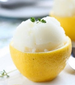 Citron sorbet